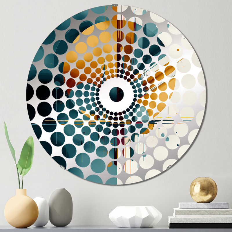 Combe - Concentric Circles Decorative Mirror, 23.6" x 23.6"