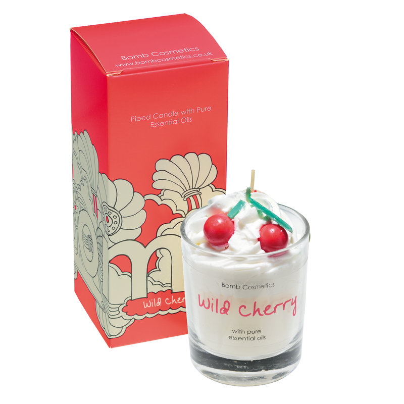 Wild Cherry Scented Jar Candle