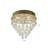 Gentian Modern 6 Light Crystal Flush Mount-816125165