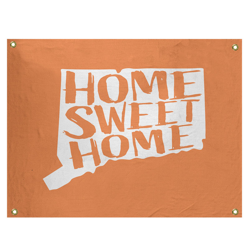Tapisserie murale connecticut doux pour la maison, H 59 po x l 80 po, Orange