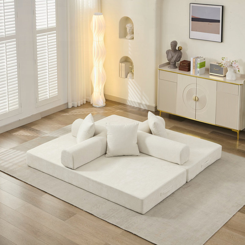Canapé-lit pliant Boneless Comfy, Beige