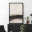 «Black and White Abstract Reflective Landscape Art», reproduction d'art sur toile encadrée-120783779-120783781