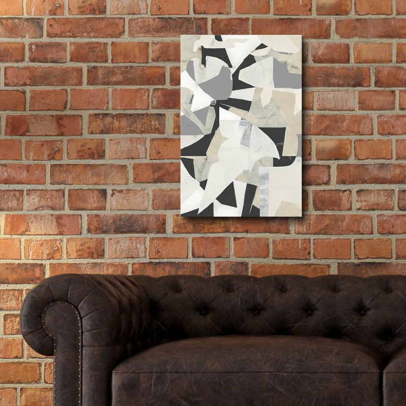  'Monochrome Falls 2' by Cartissi Acrylic Glass Wall Art, 16" x 24", 24" H x 16" W