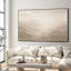 Très grande reproduction d'art sur toile - Nuage de brume neutre doux, décor de paysage pour le salon ou la chambre à coucher - «Assemblage requis du cadre (cadre non fini)»-594334361