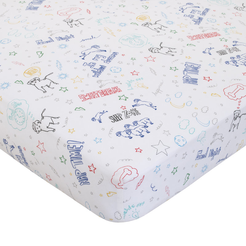 Animals - Piece Round Crib Fitted Sheet