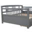 Lit de jour simple en bois avec deux tiroirs-70102172-70102173