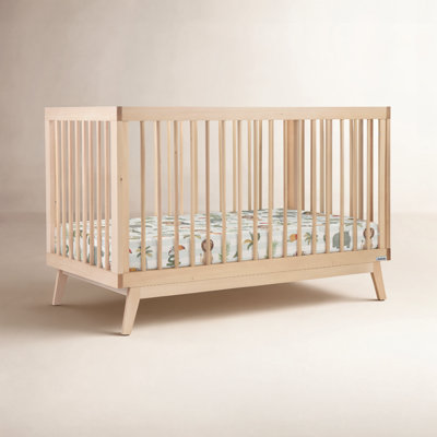 dadada Baby Soho 3-in-1 Convertible Wooden Crib to Toddler Bed - Made in Italy, GREENGUARD