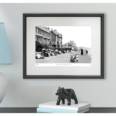 Hythe, The Parade 1918 by Francis Frith - Single Picture Frame Print