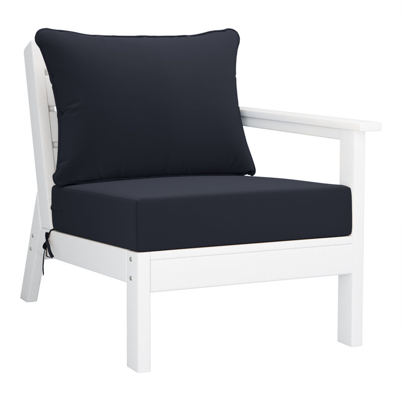 Ensemble de sièges profonds avec coussins, White, Marine