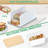 Bread Slicer For Homemade Bread With Bread Box, Foldable Bread Cutter With Crumb Tray, Adjustable Width Bread Slicing Guide For Loafs, Sandwiches, Bagels, And Cakes
