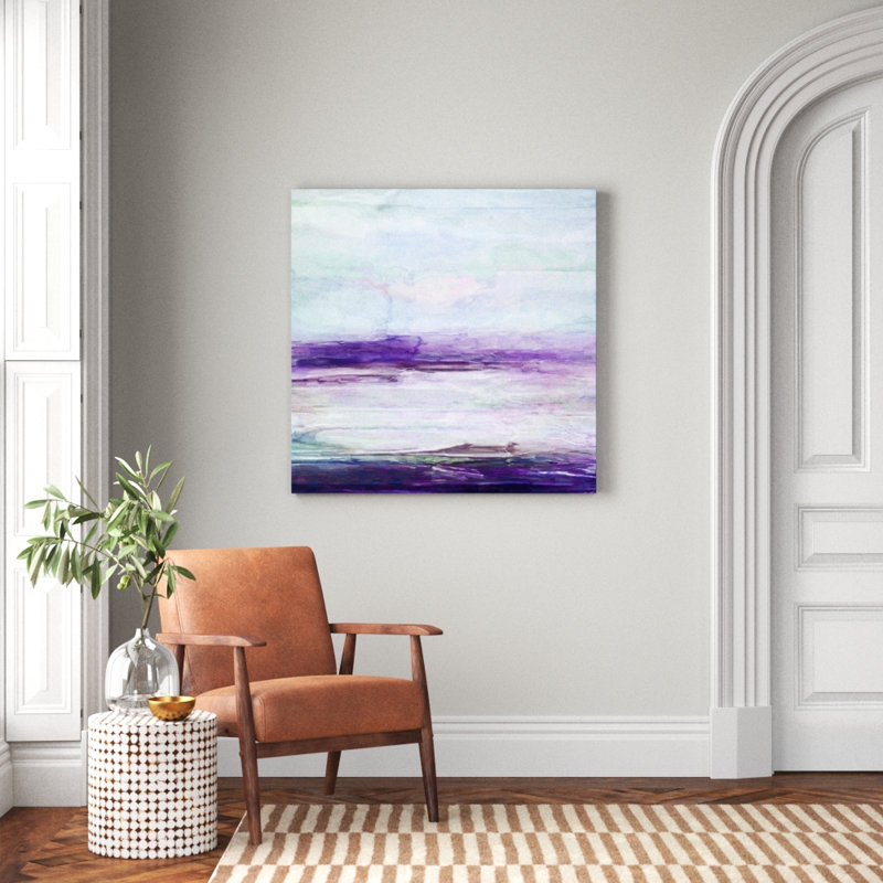 « mauve gris ii », peinture, H 40 po x l 40 po x p 1,5 po, Toile tendue