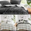 Ensemble de literie 7 pièces pour lit double / grand lit - Rayure, microfibre, rayure confortable et tendance pour le lit, magnifique, ajoute de l'élégance à la chambre à coucher-121232118