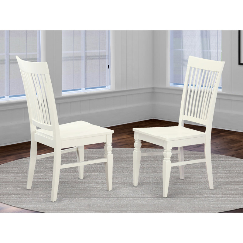 Ensemble de 2 chaises Weston Weston, Blanc lin