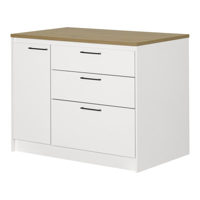 Myro Kitchen Island With Door And Drawers by South Shore