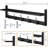 Quason Wood Bracket Shelf with Towel Bar