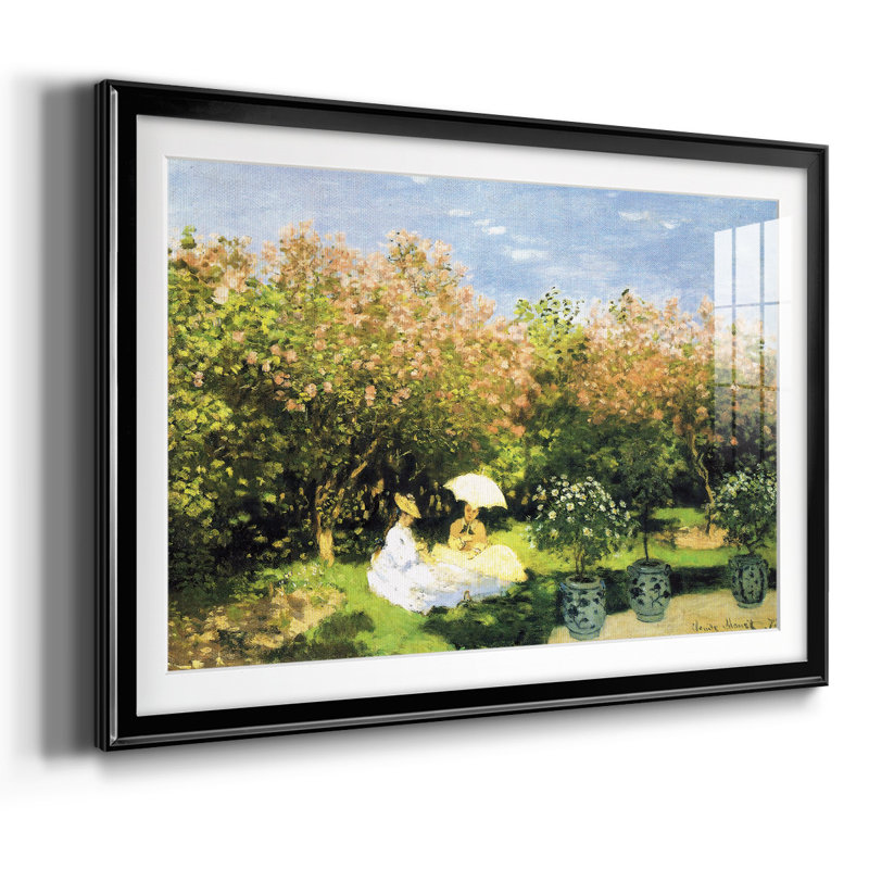 Le jardin, 1872, Noir, H 27 po x l 39 po x P 1,5 po