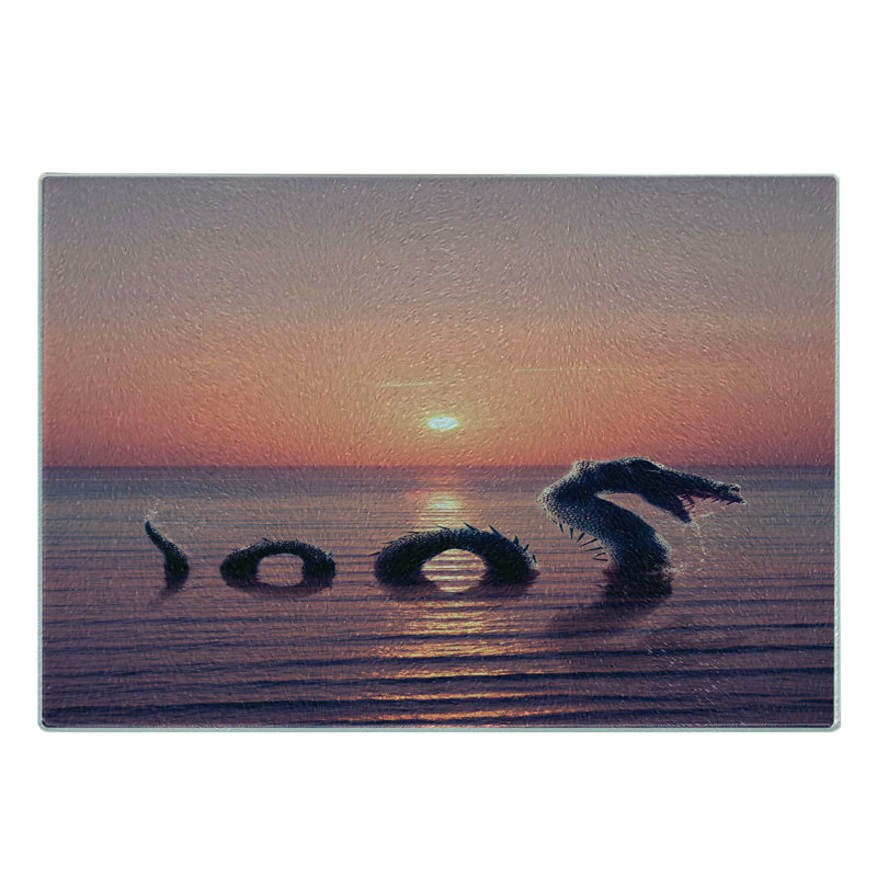 Planche à découper en verre trempé Ambesonne