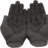 Cast Iron Two Hands Sculpture
