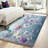 Beautiful Floral Hummingbird Area Rug, Delicate Butterfly Garden Design, Soft Plush Indoor Floor Mat for Living Room, Bedroom, Entryway, Home Office and Dining Spaces-129222738