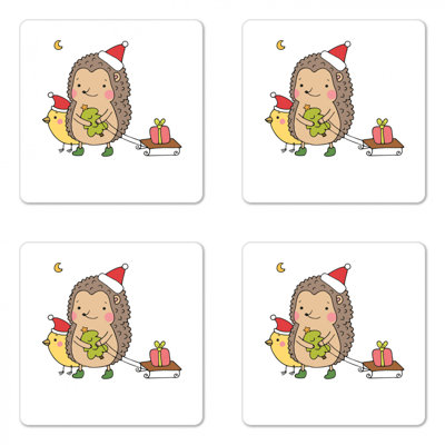Square 4 Piece Coaster Set