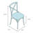 Prompton 'X'' Metal Restaurant Chair-264507924-158781932
