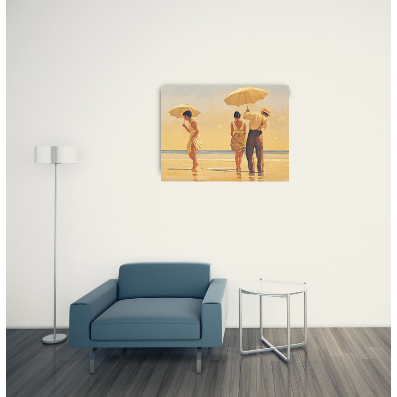 Mad Dogs by Vettriano - No Frame Print on Wood