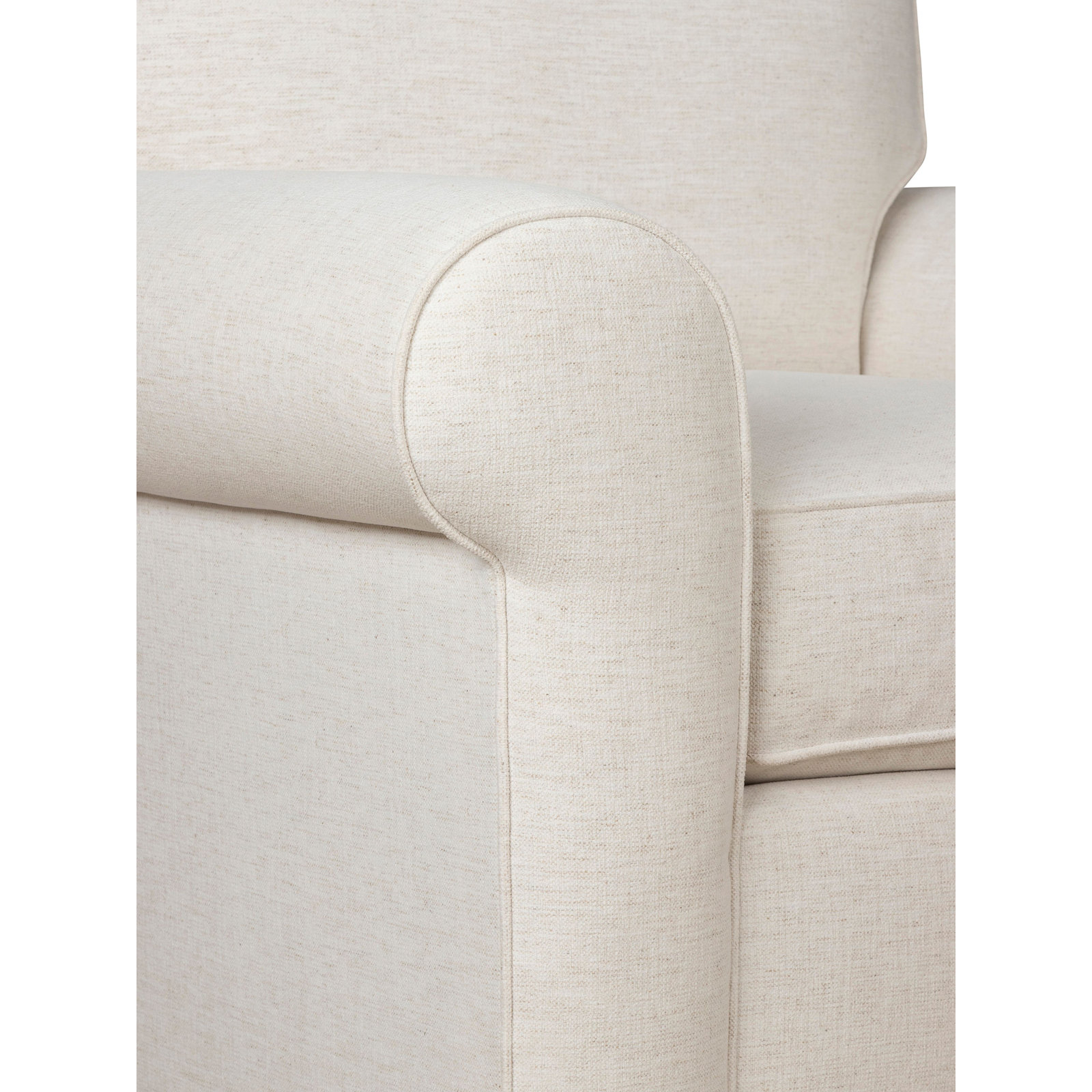 Porter 62'' Slipcovered Loveseat, Nomad Snow Crypton® Chenille