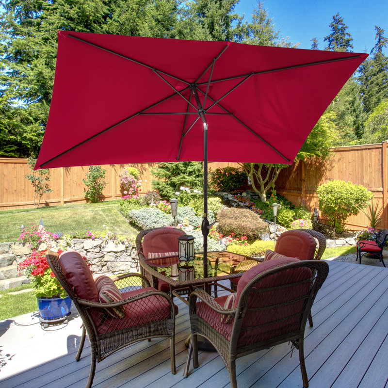 Parasol de 120 po Dorane, Rouge