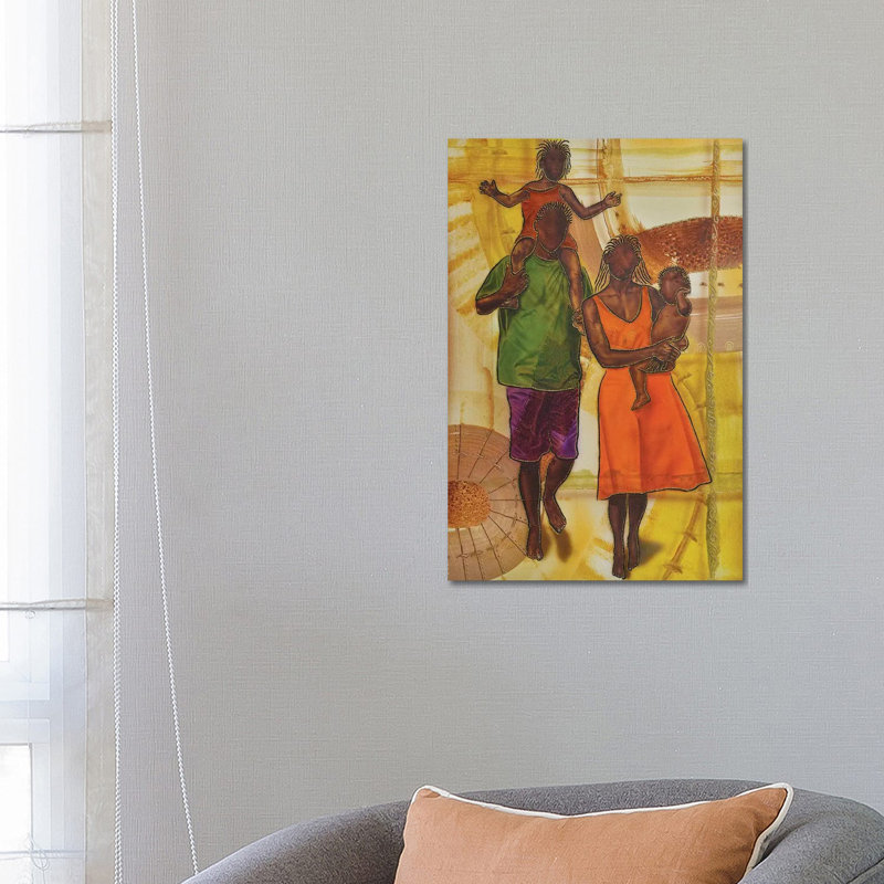 Family by Fred Odle - Print on Canvas, Wrapped Canvas, 66.04 cm H x 45.72 cm W x 3.175 cm D