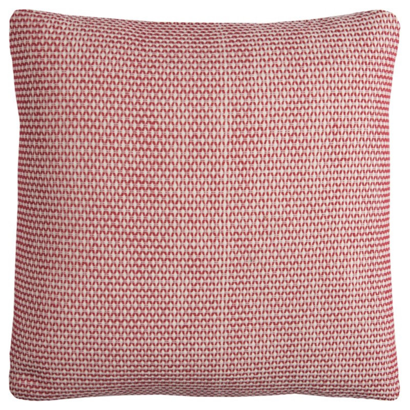 Scaled Diamond Pattern Throw Pillow, Red