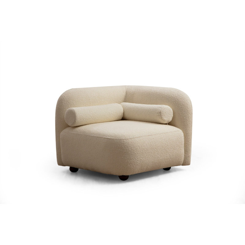 Fauteuil à oreilles en polyester l 35,43 "Wing