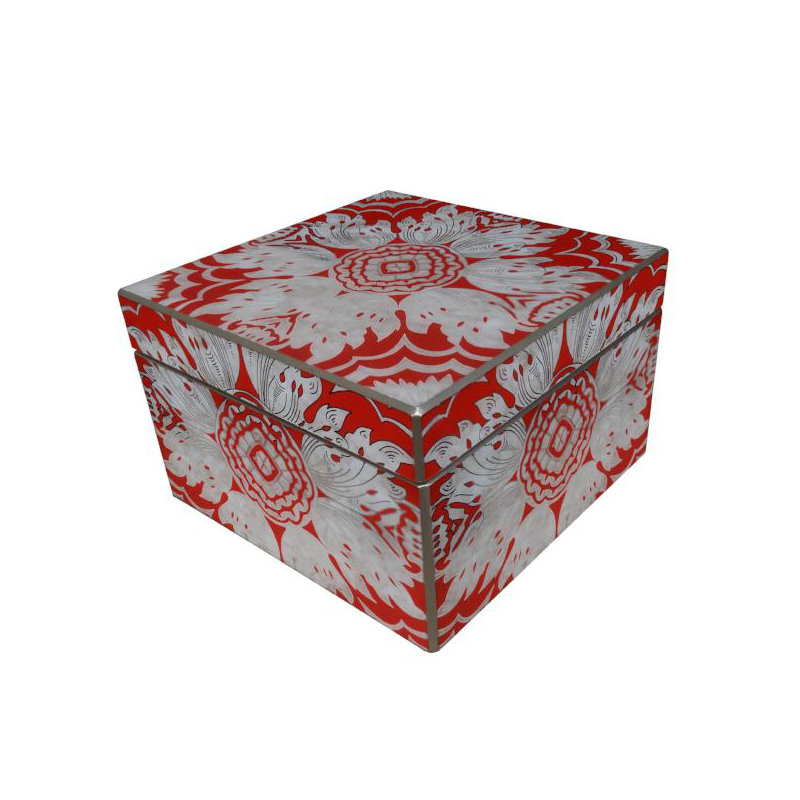 Medium Jewelry Box, Tomato