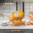 Bamboo Dish Rack for Kitchen Counter, Collapsible 2-Tier Wooden Drying Rack for Dishes