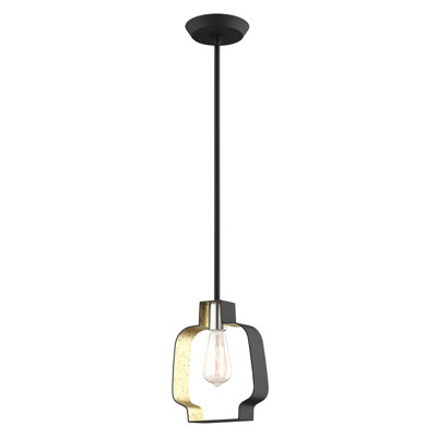 Luminaire suspendu géométrique simple à 1 lumière
