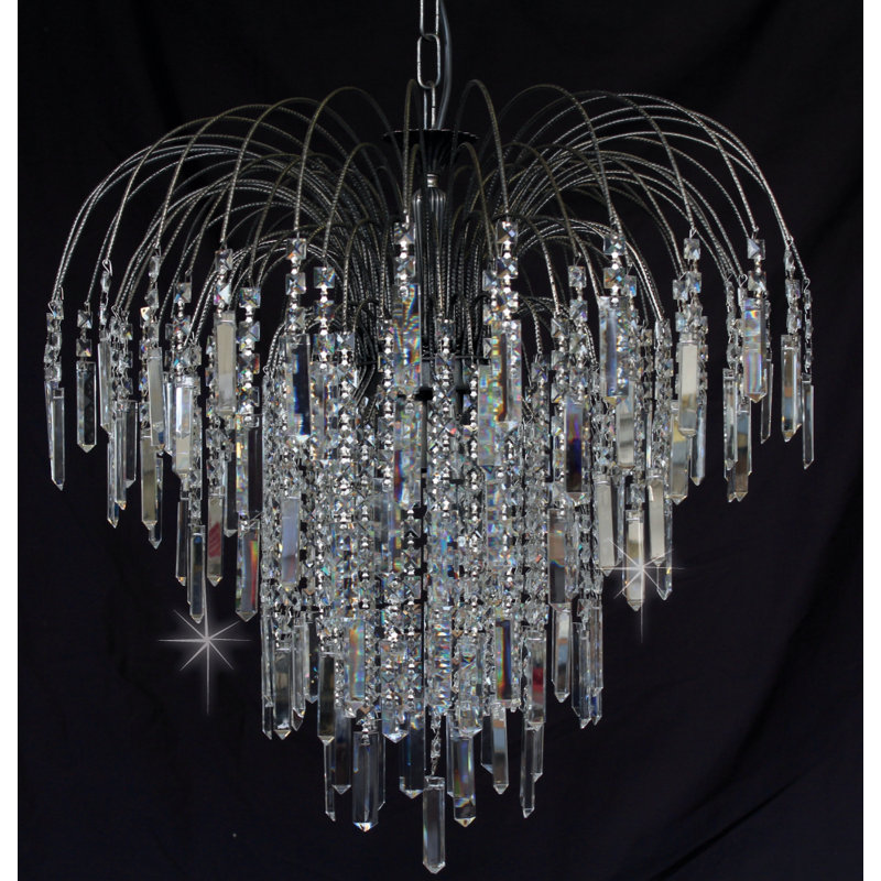 6 - Light Crystal Chandelier