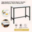 Ensemble de table de bar 39 po pour 2 personnes avec tabourets en cuir PU-1168778979