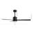 Newsom 52" Black 3-Blade LED Ceiling Fan with Light Kit and Remote Control