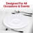 White Flair Plastic Buffet Plates (9")