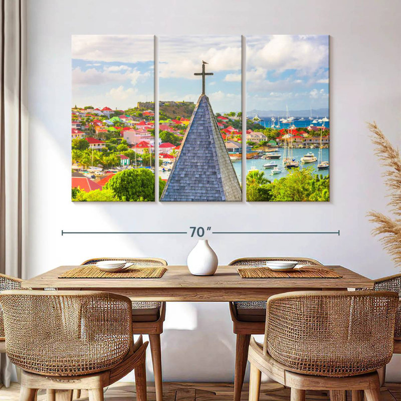 Nicci Gustavia Port Yachts, 42" H x 65" W