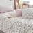 Duvet Cover Cotton White With Pink Flowers Bedding Set Colorful Floral Pattern Bed Cover With Zipper-114476471