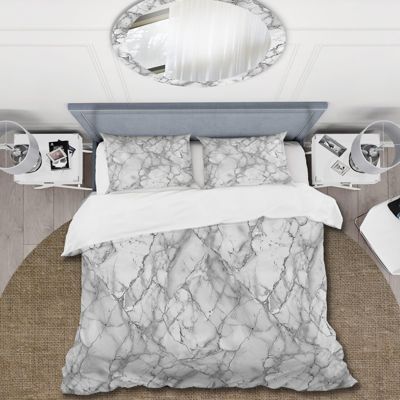 Ensemble de housse de couette Traditional, Housse de couette pour grand lit + 2 taies décora