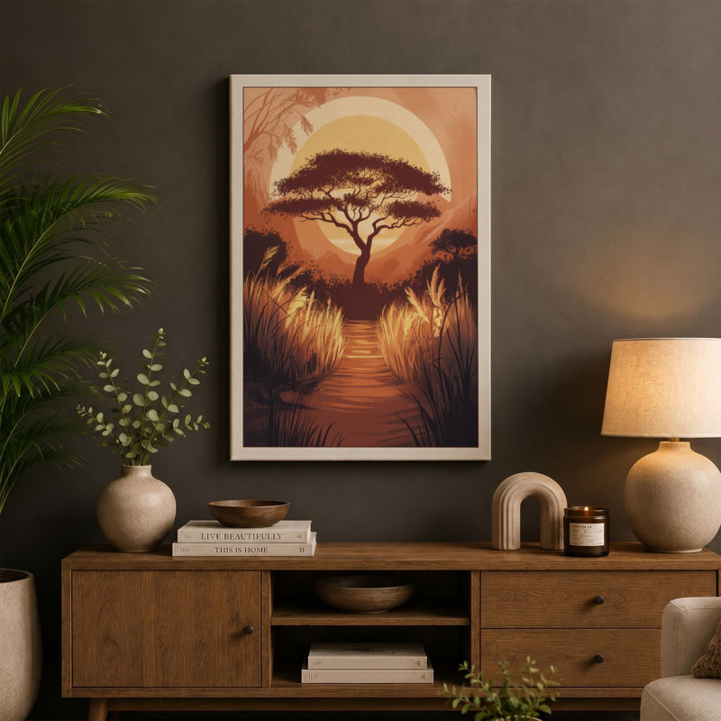 Print, 36x24 - 91.4 x 61.0 cm, Ochre Border