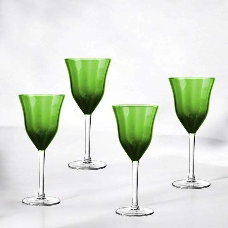 8 oz. All Purpose Wine Glass, Green