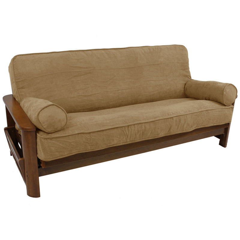 Box Cushion Futon Slipcover, Java