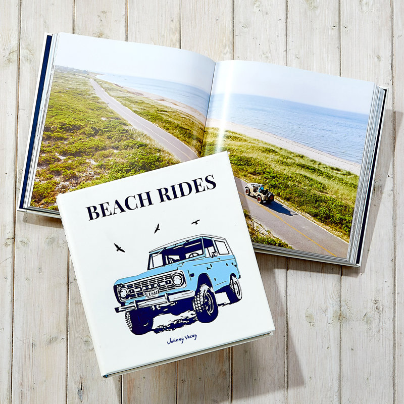 Beach Rides Leather Bound Book