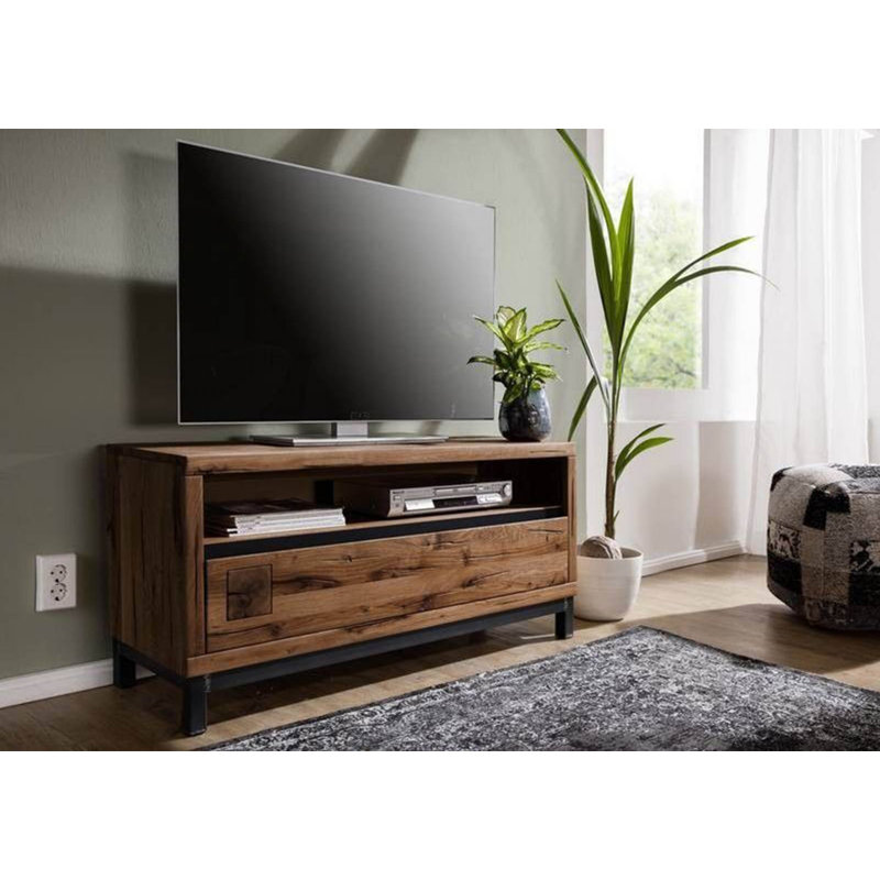 Villanders TV Stand for TVs up to 50", Tobacco Brown
