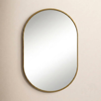 Sabine Metal Pill Wall Mirror