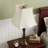 White Monay Shantung Silk Square Lamp Shade