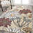 Dizi Modern Botanical Wildflower Yellow/Ivory/Red Rug-91341528