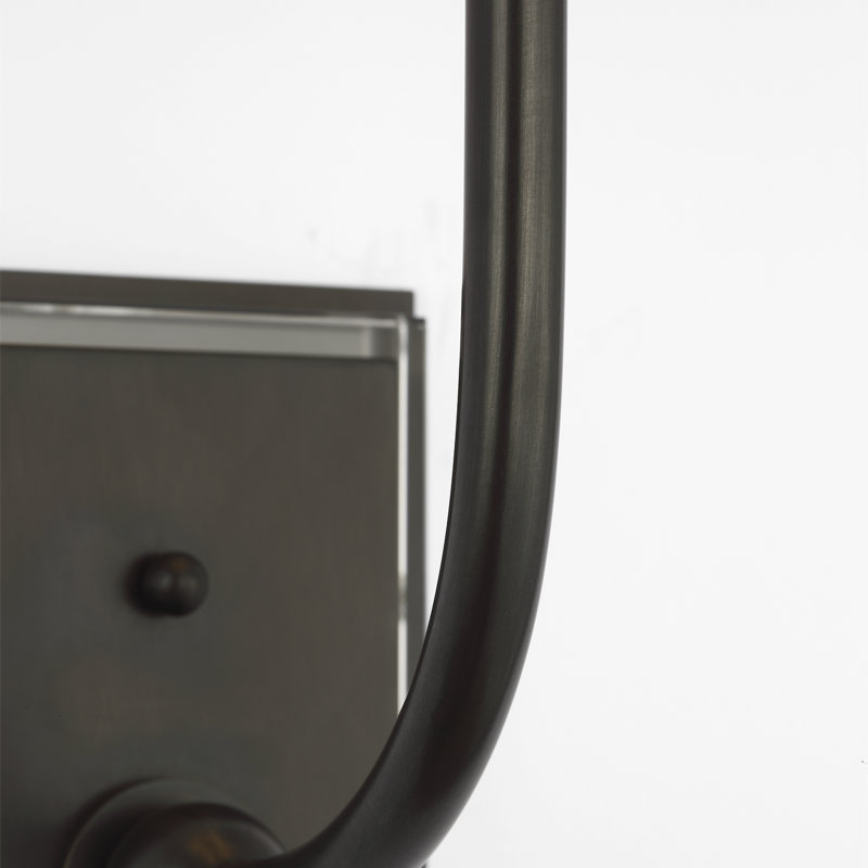 Thomas O'Brien Hulton 17" Cordless Single Sconce with Linen Shade, Bronze